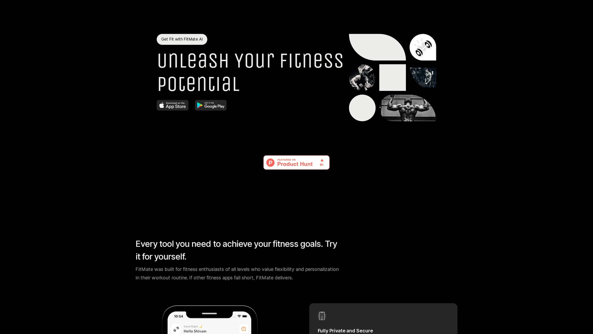 fitmate-ai homepage