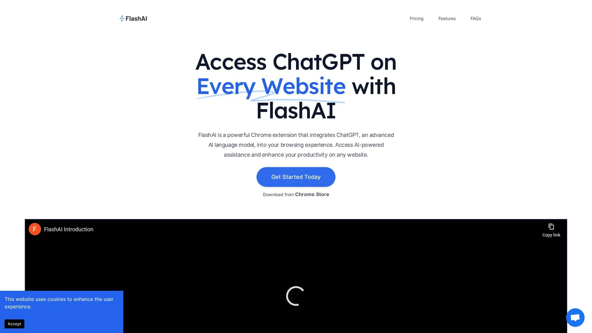 flashai homepage