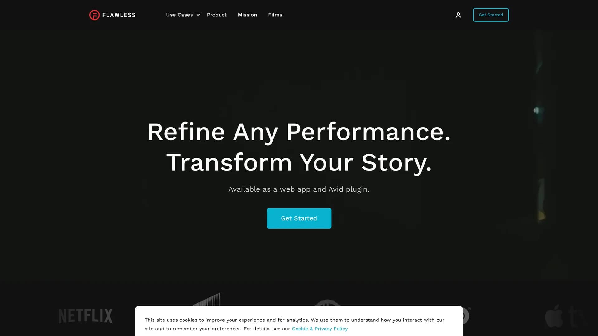 flawless-ai homepage