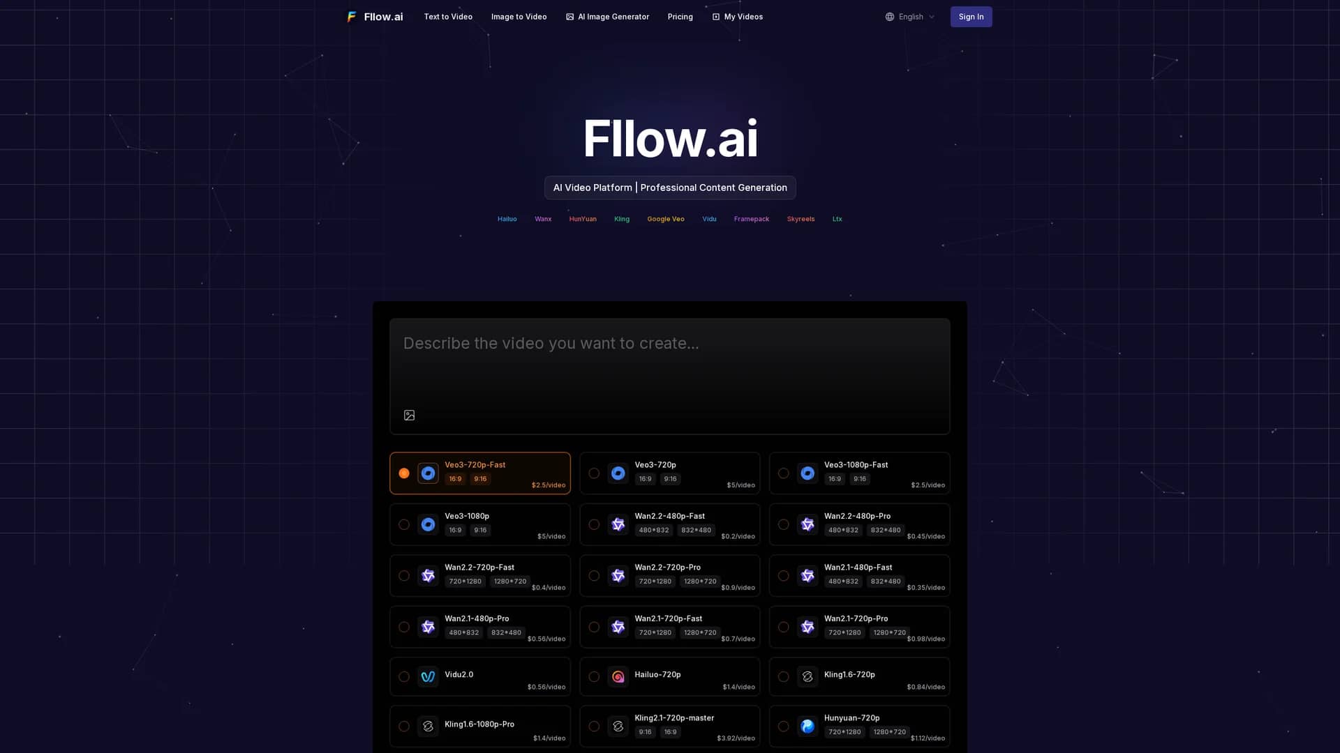 fllow-ai homepage