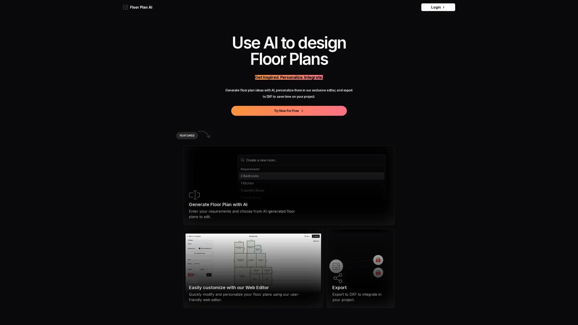 floorplan-ai homepage