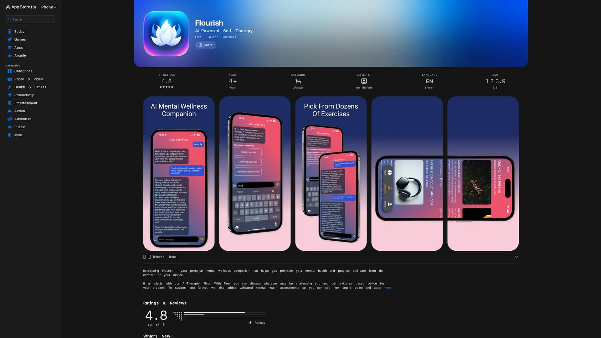 flourish homepage