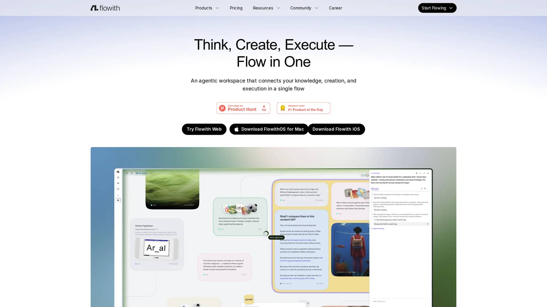 flowith-io homepage
