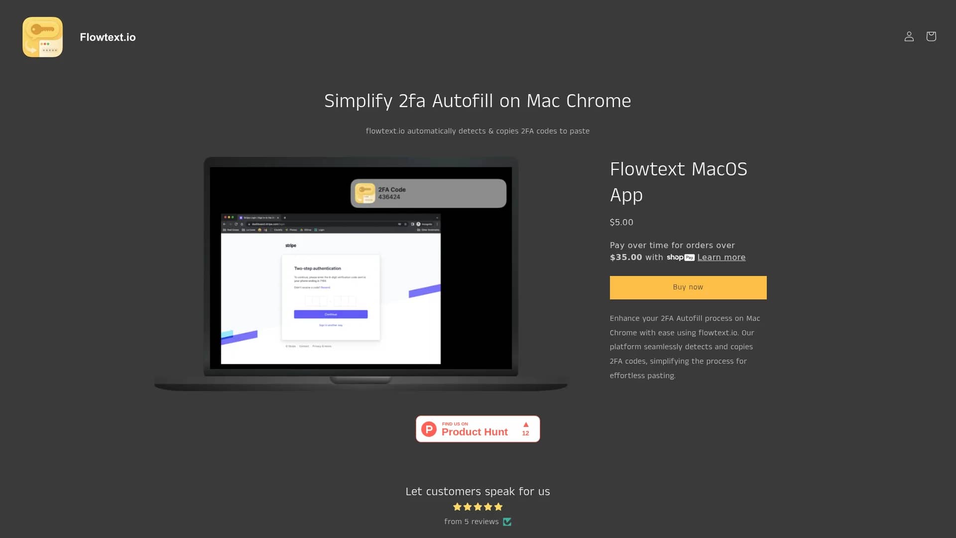 flowtext-io homepage