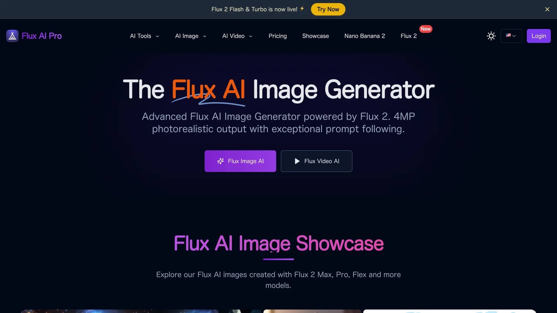 fluxai-pro homepage