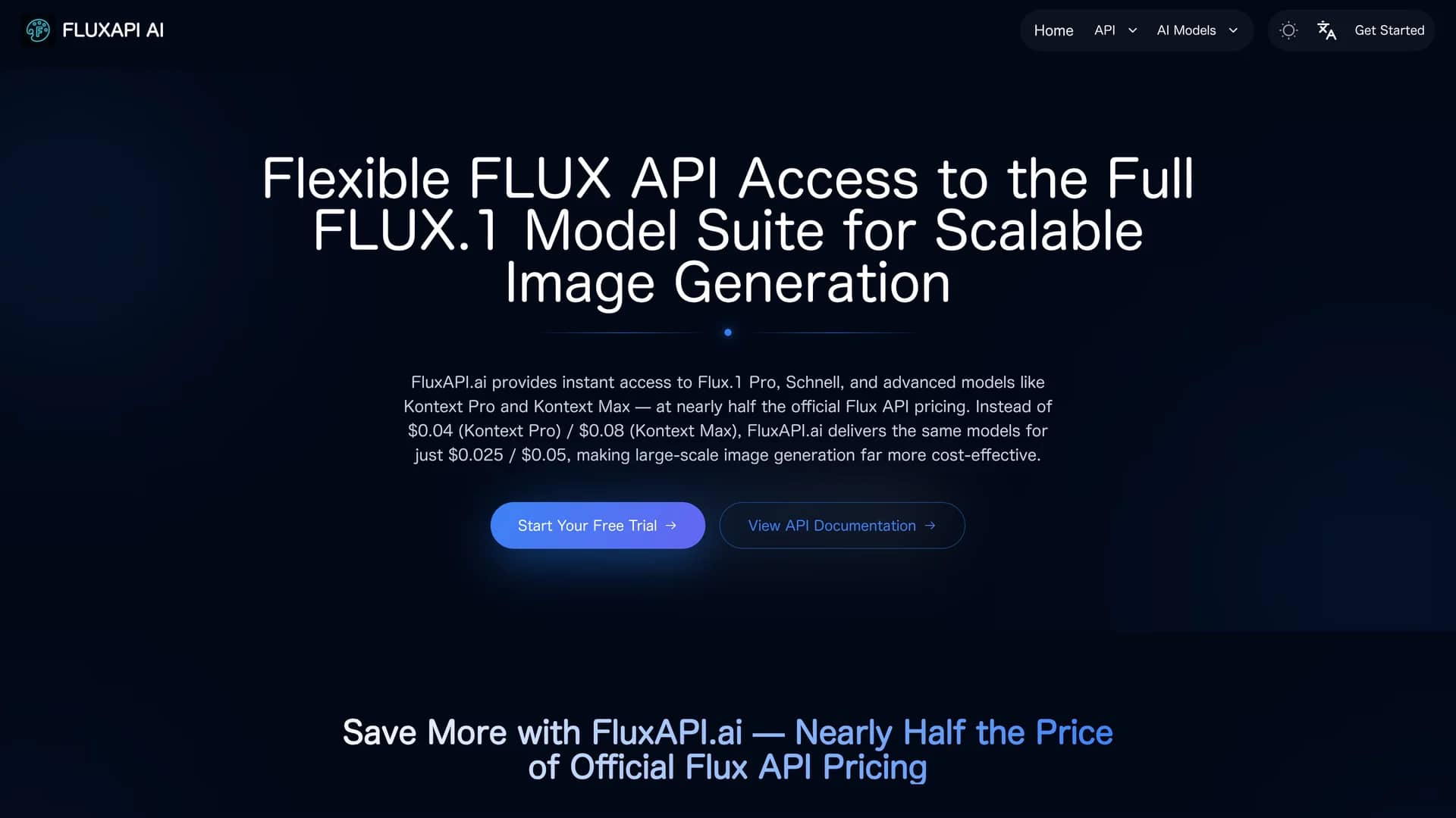 fluxapi-ai homepage