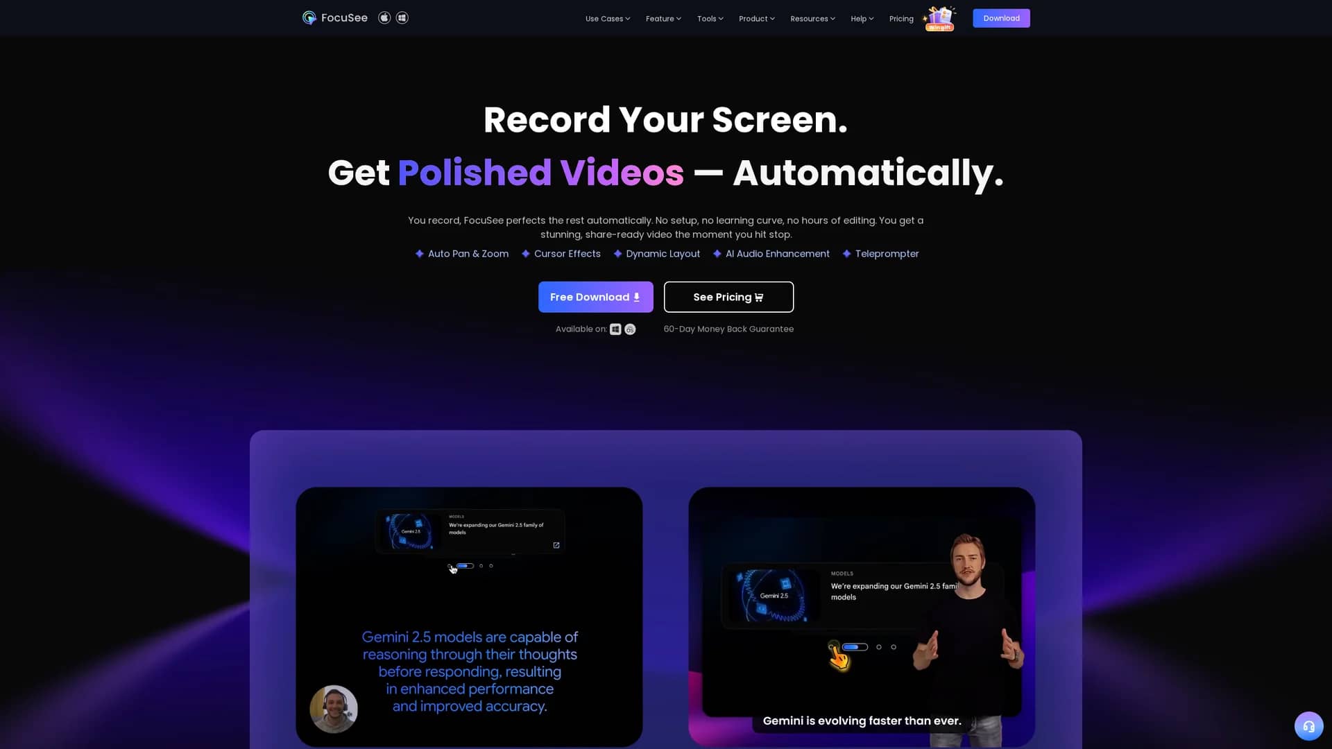 focusee homepage
