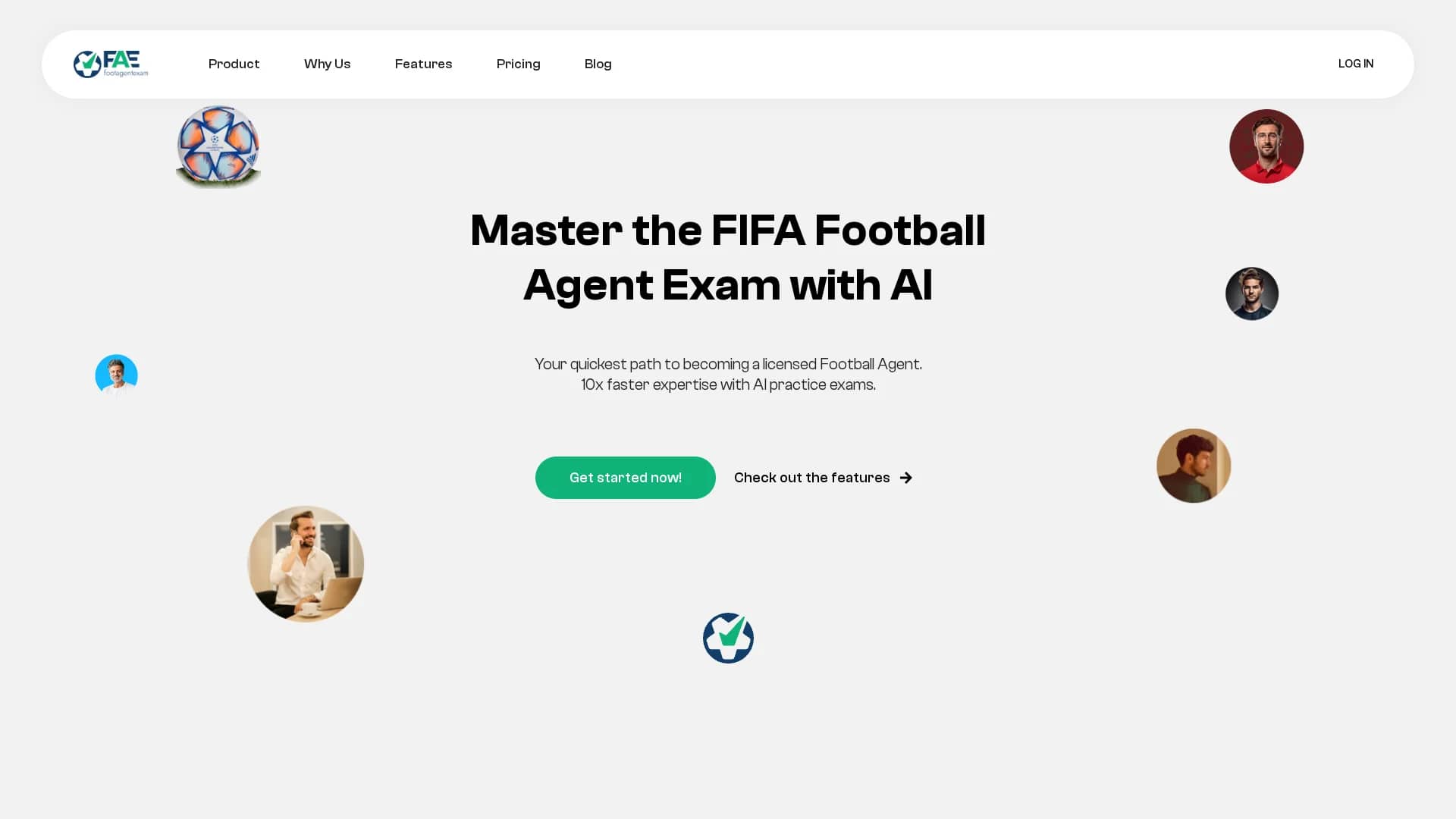 footagentexam-com homepage