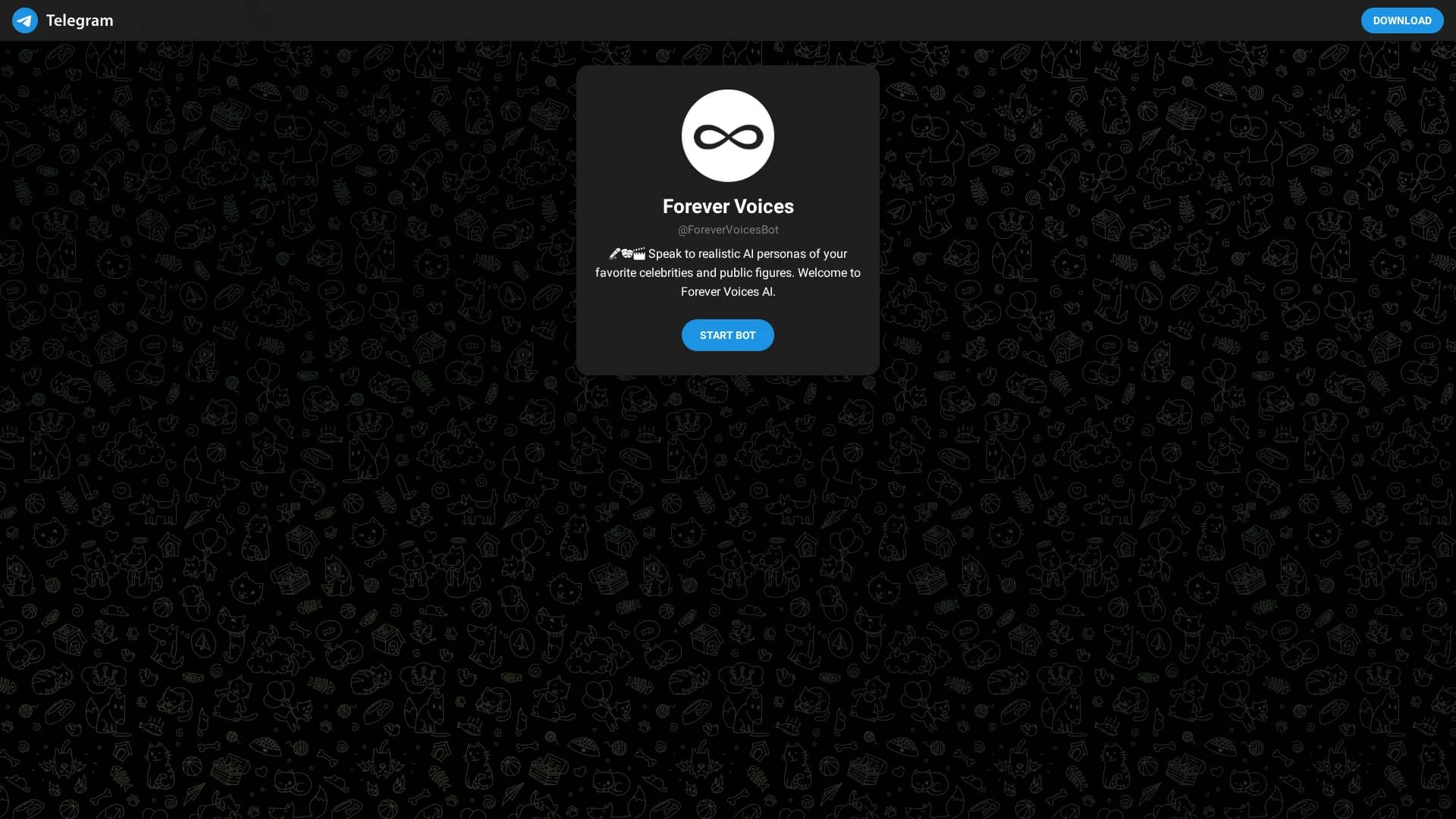 forever-voices homepage