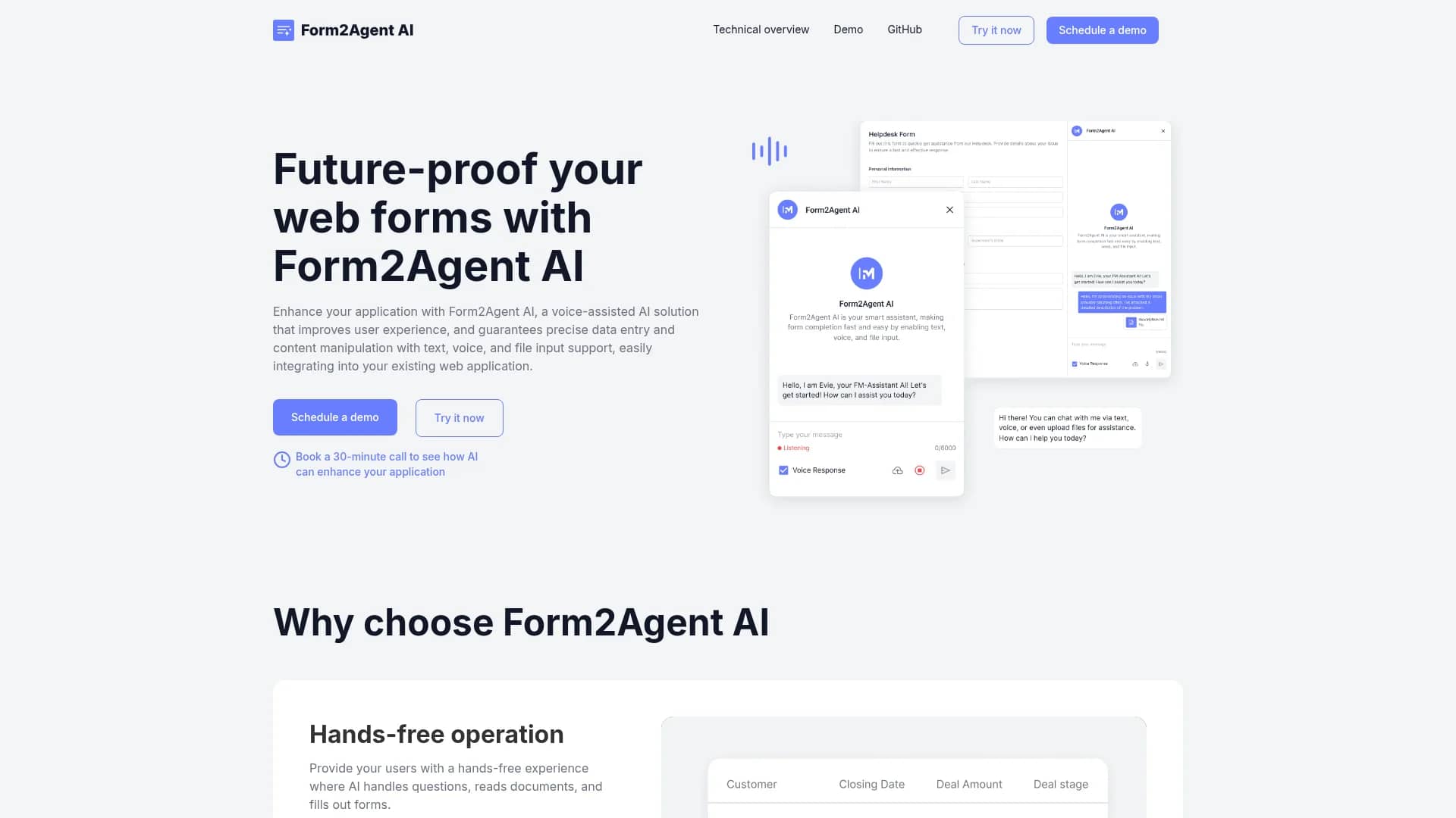 form2agent homepage
