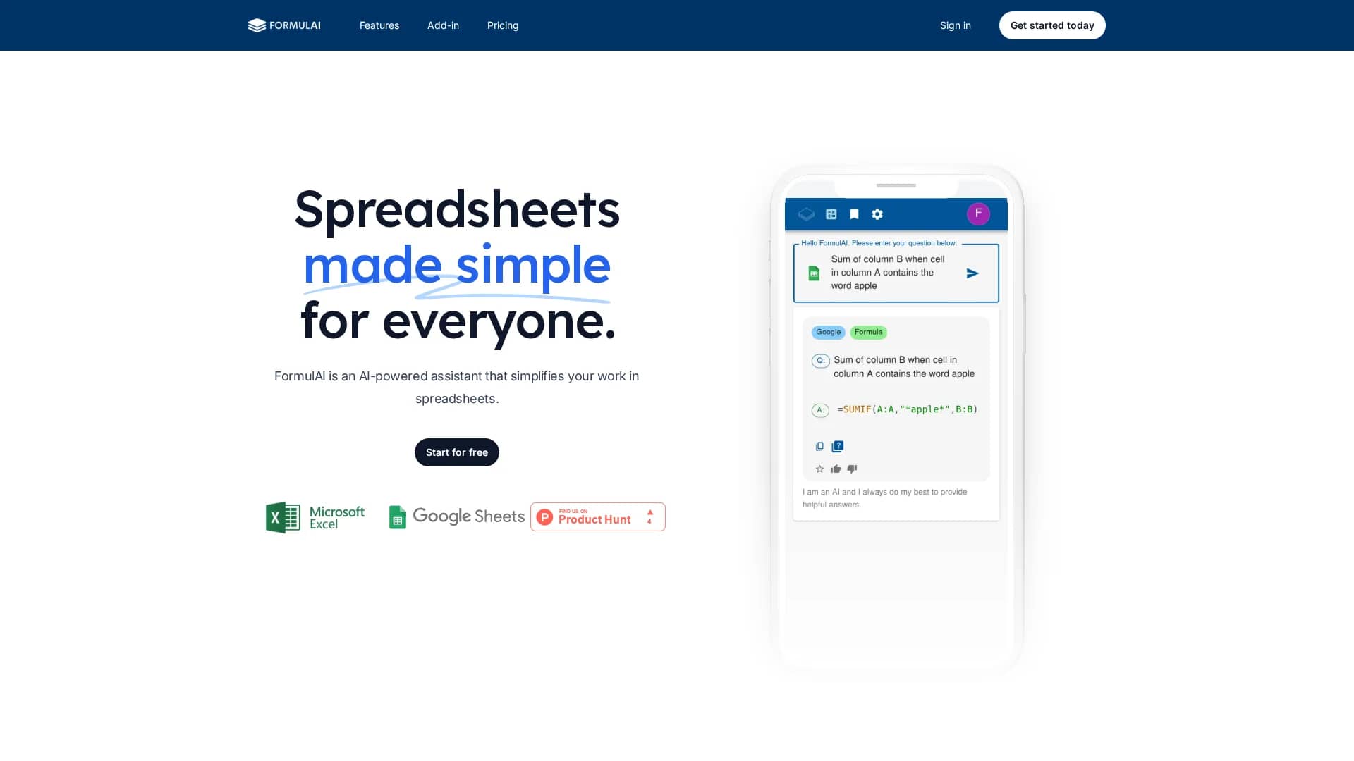 formulai homepage