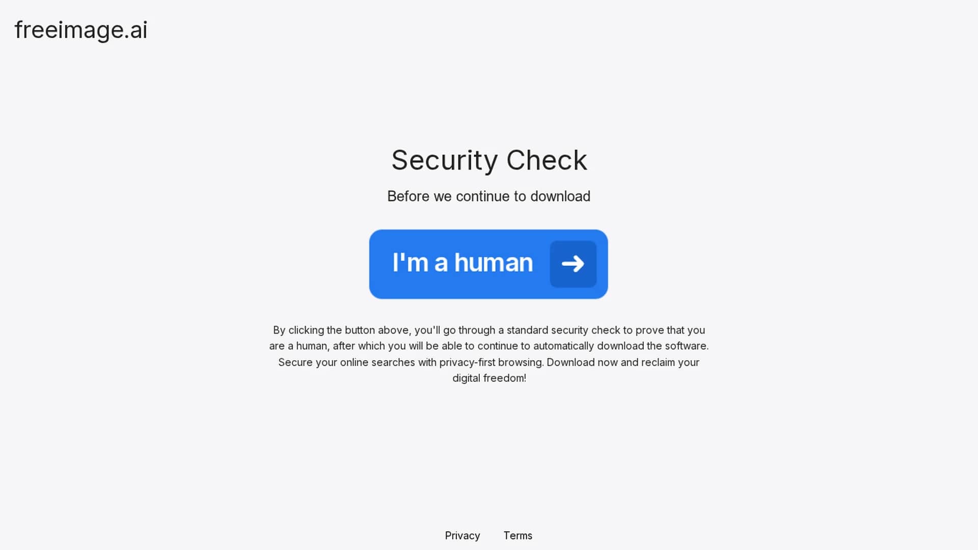 freeimage-ai homepage