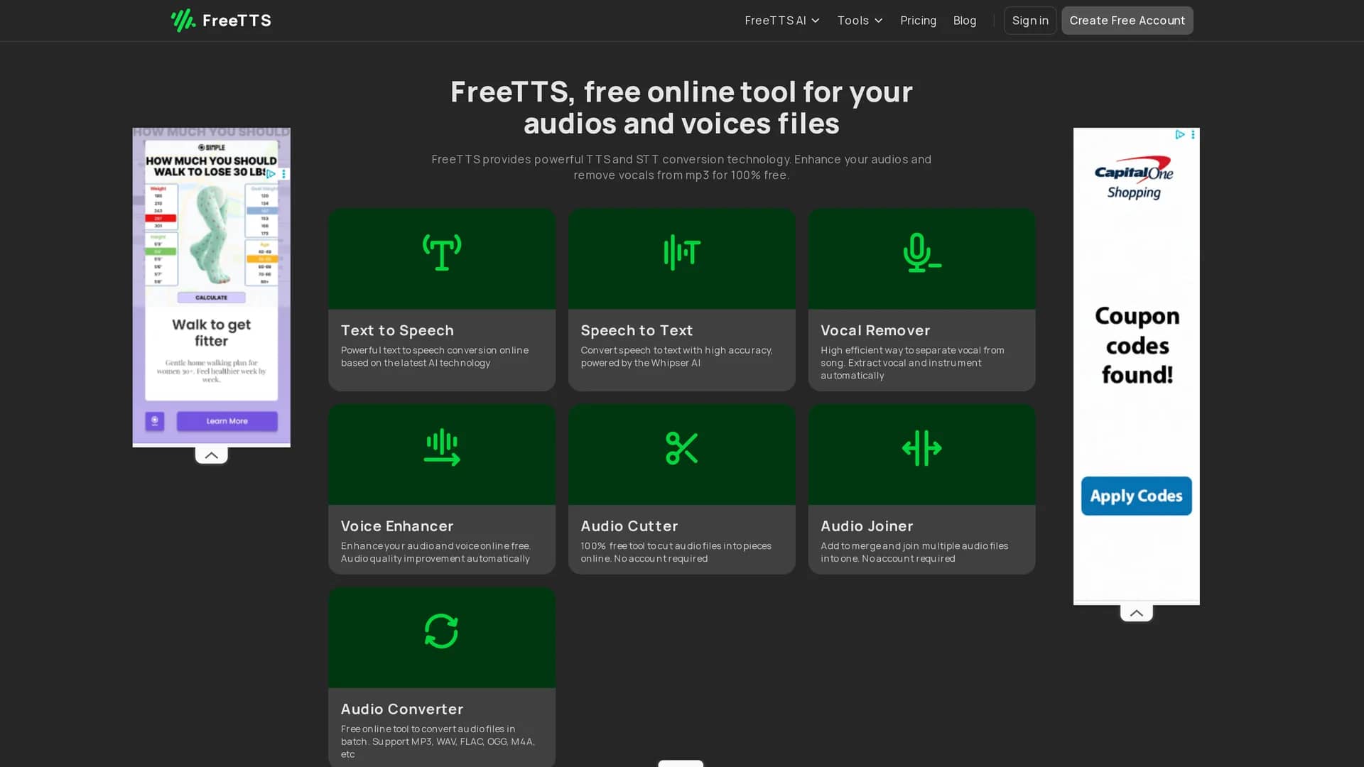 freetts homepage