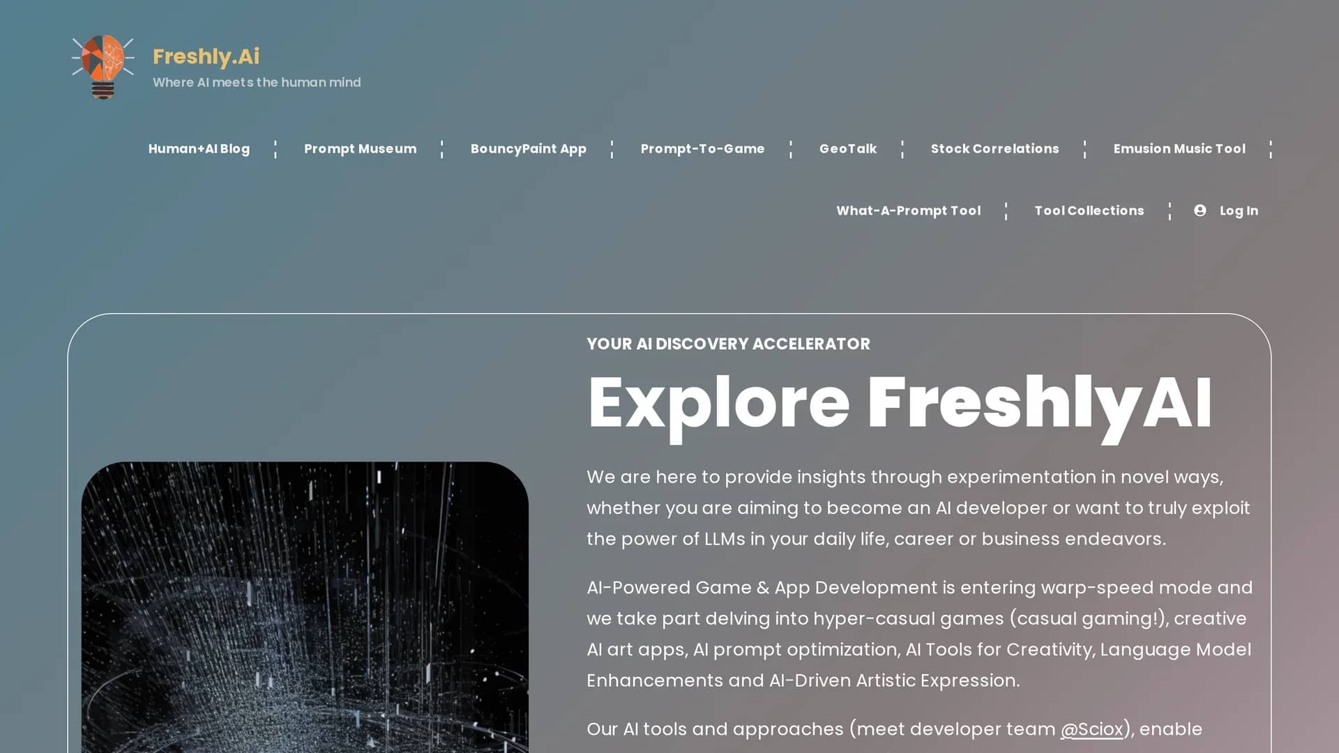 freshly-ai homepage