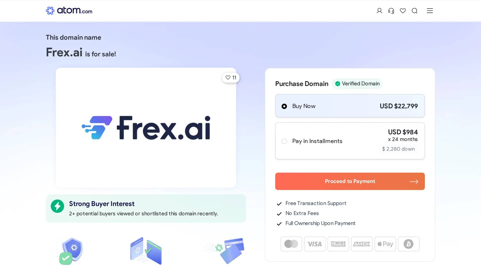 frex homepage