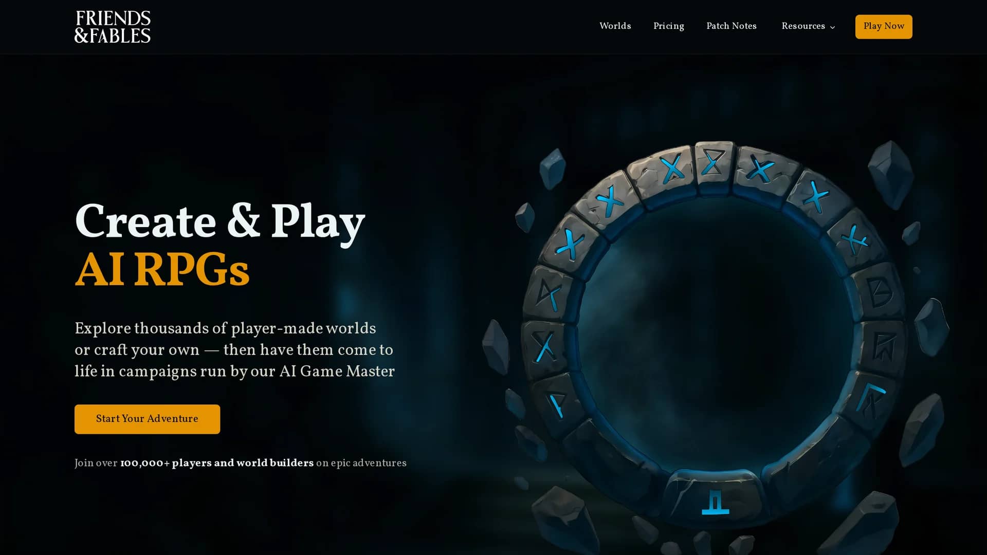 friends-fables homepage