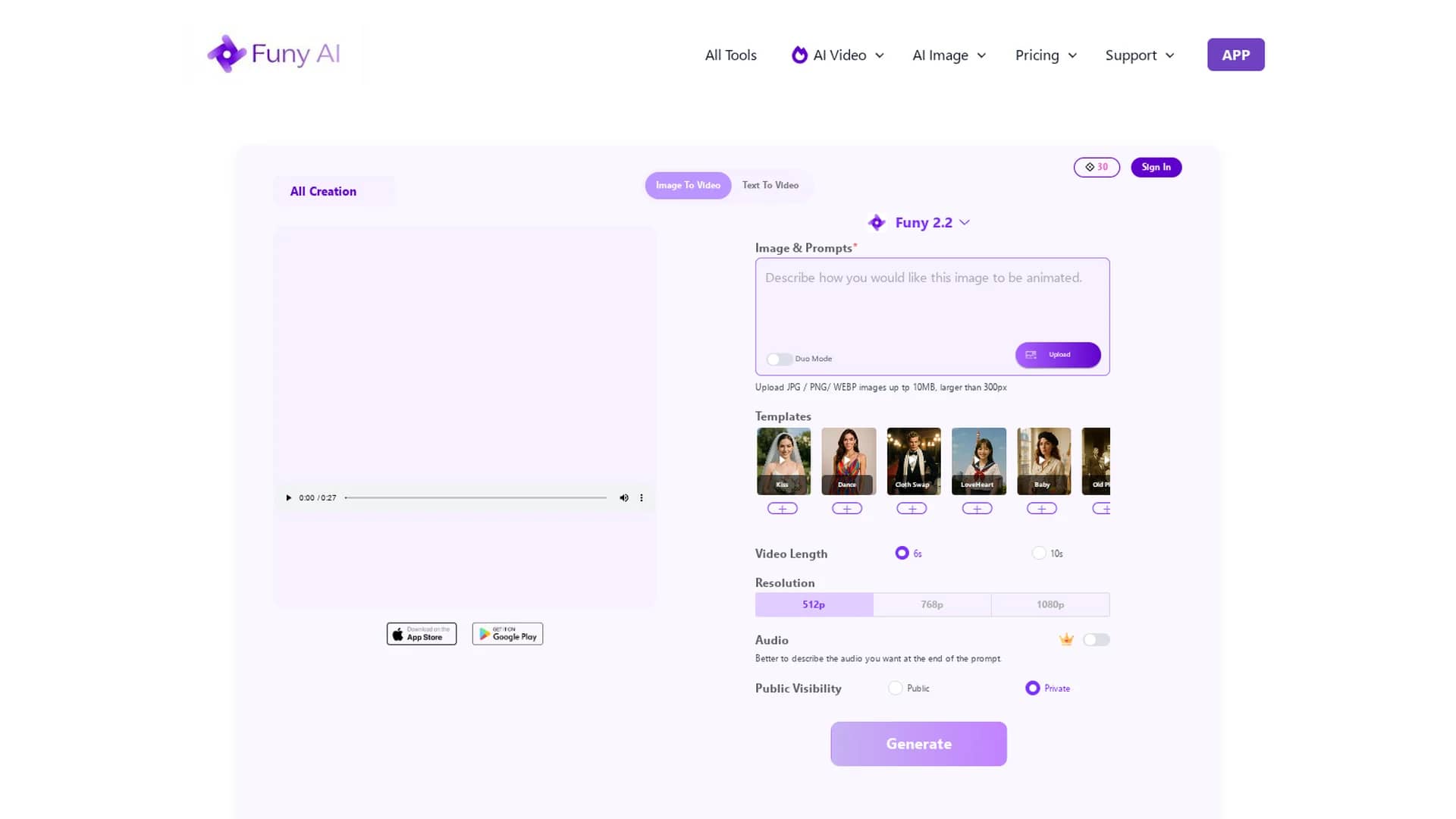 funy-ai homepage