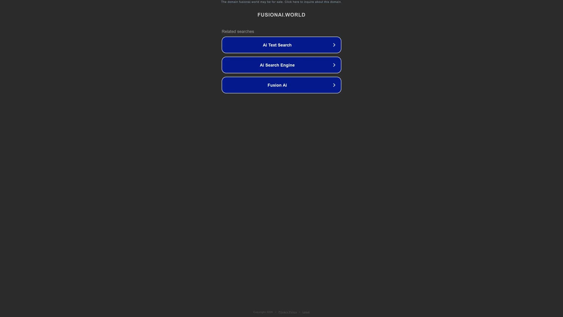 fusionai homepage