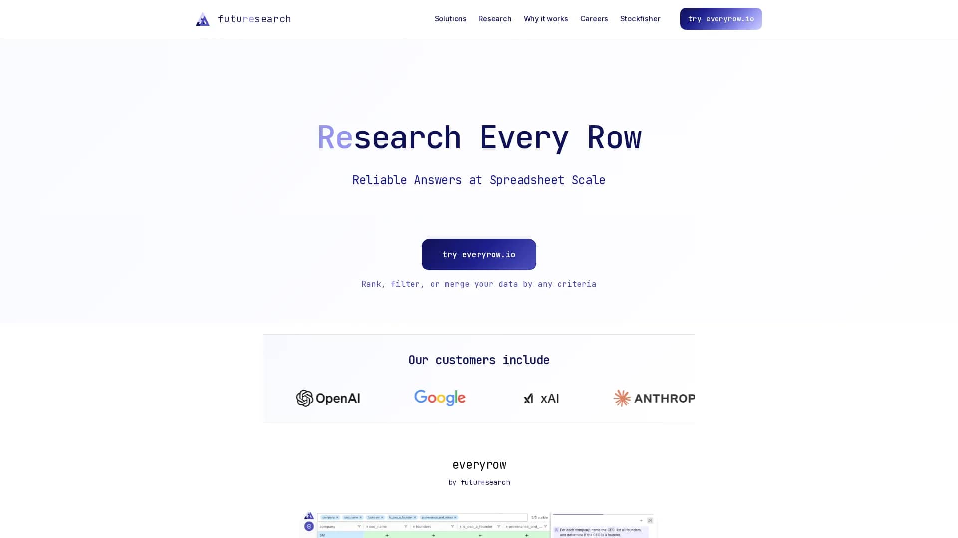 futuresearch homepage