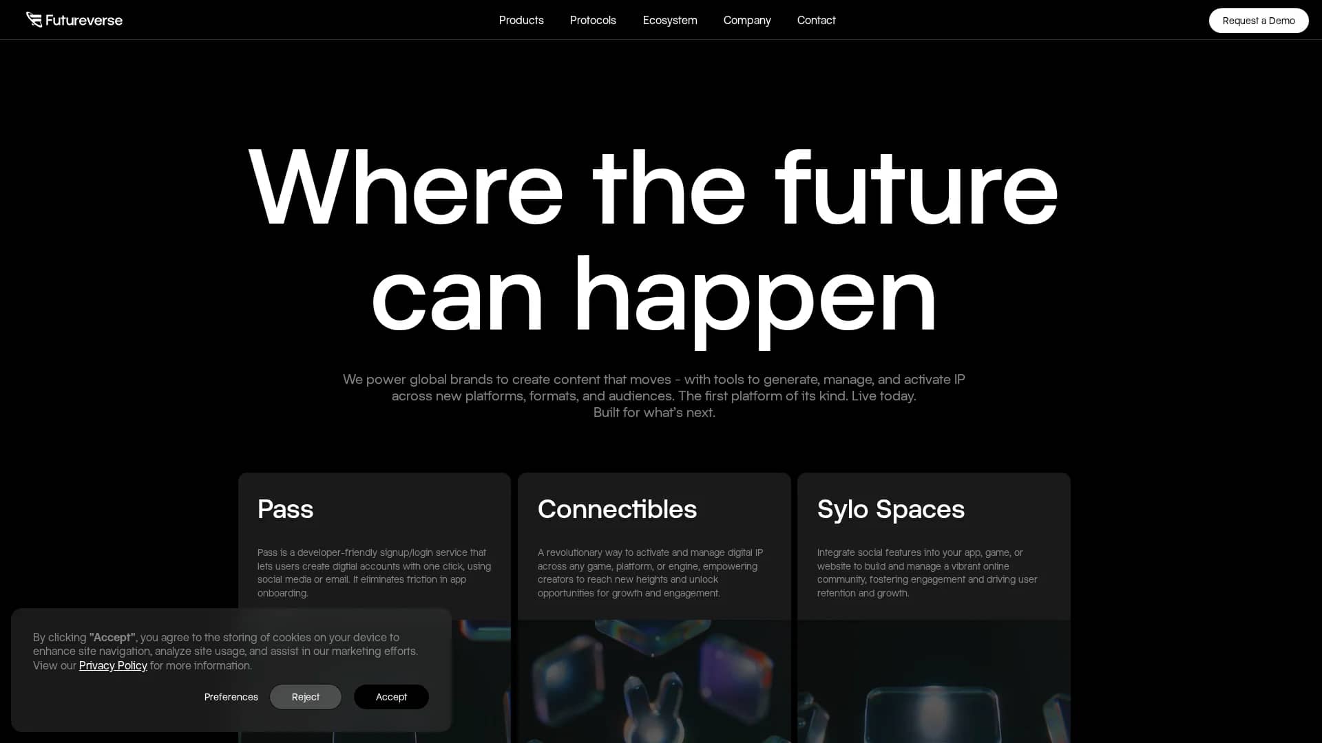 futureverse-com homepage