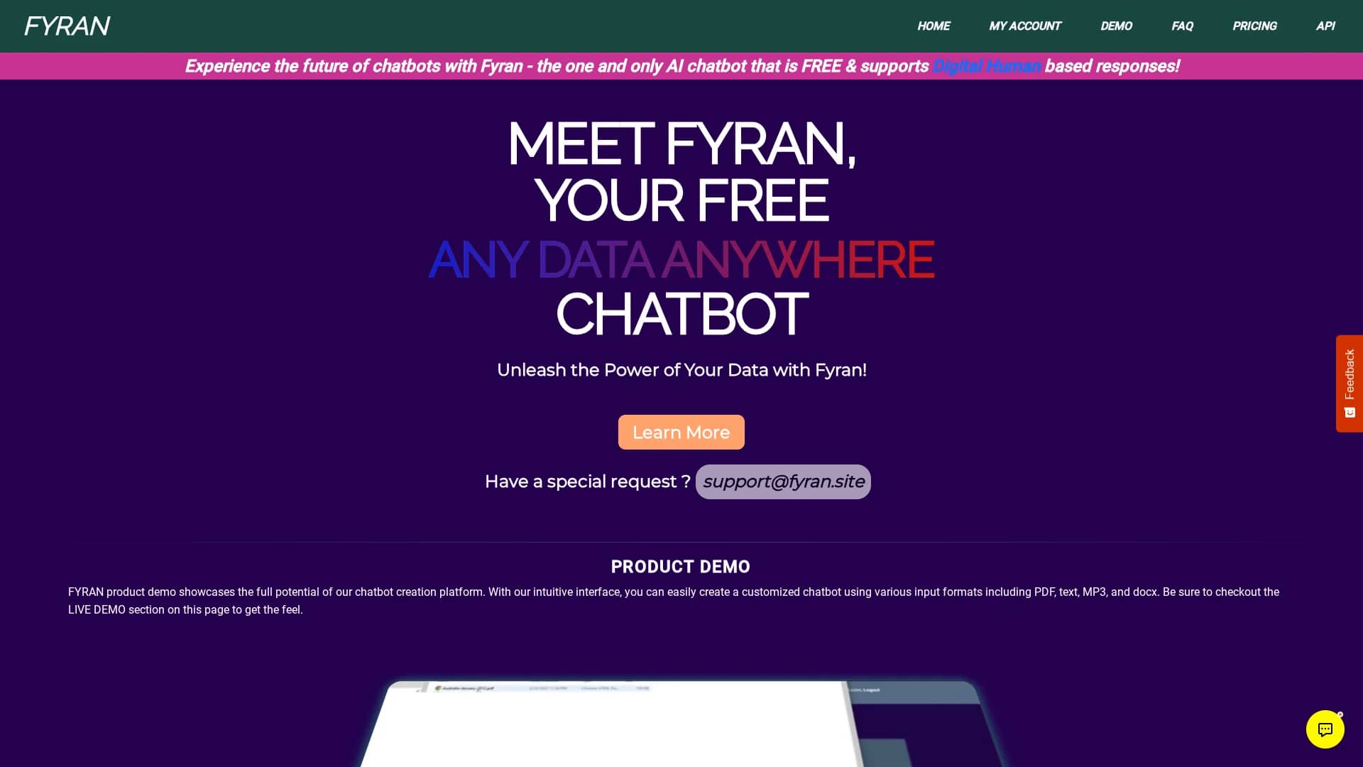 fyran homepage