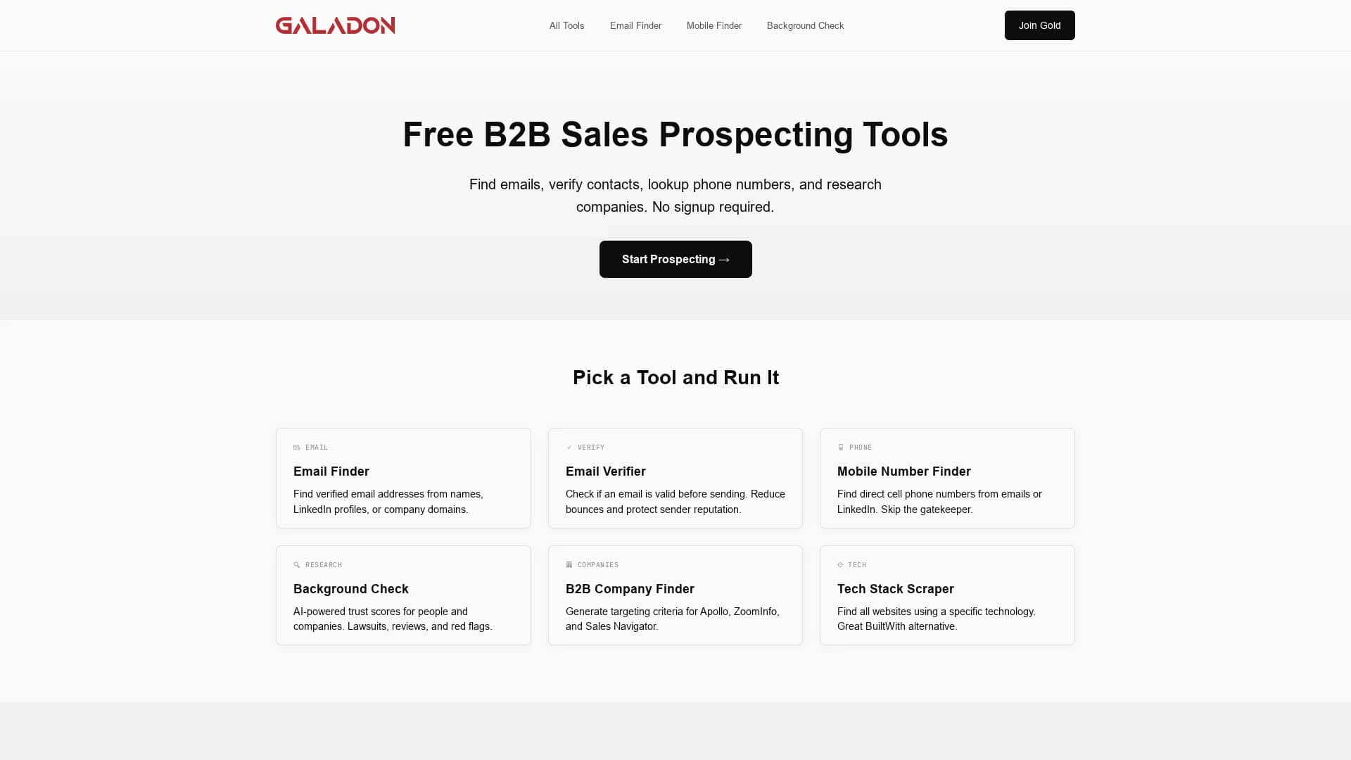 galadon homepage