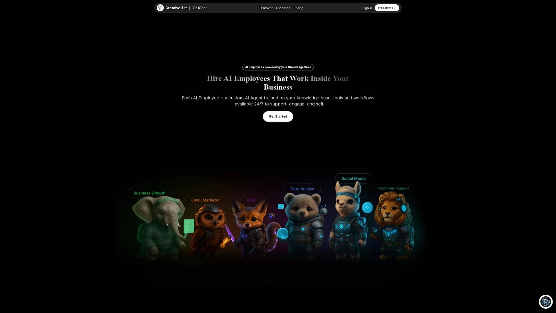 galichat homepage