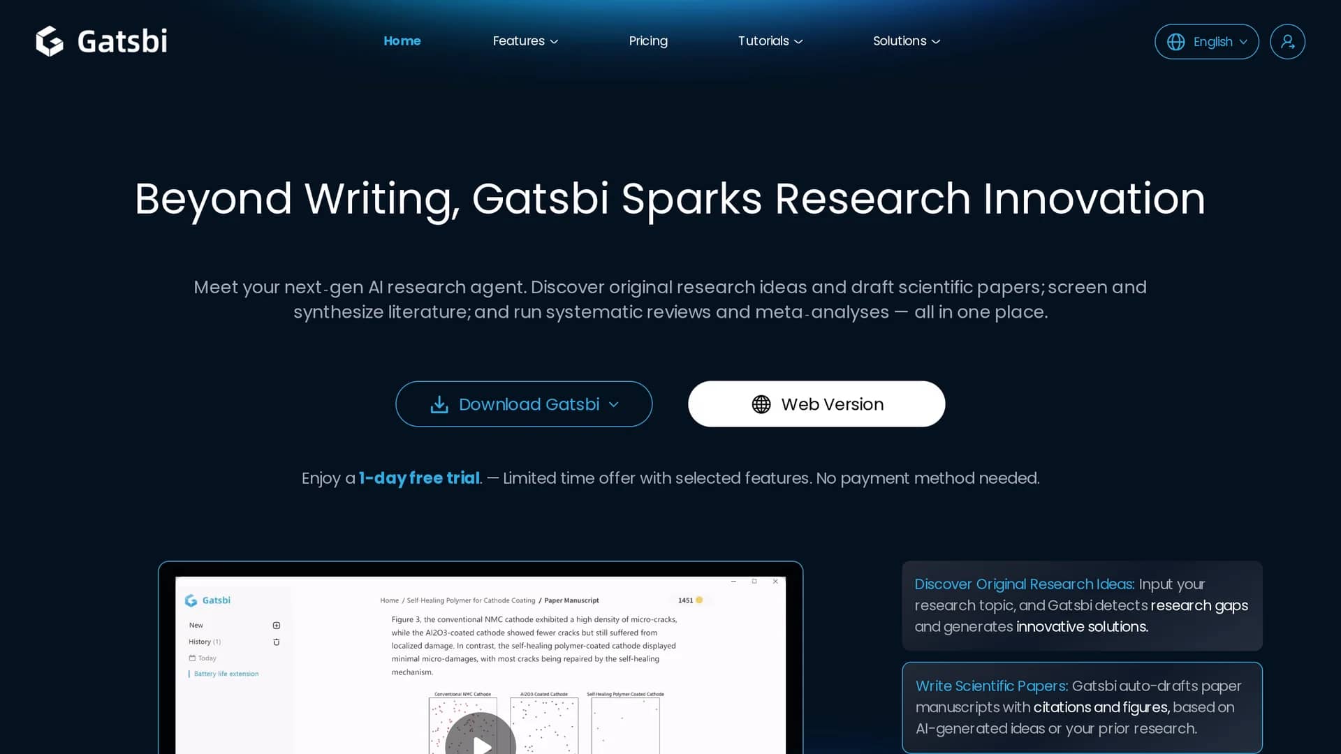 gatsbi-ai homepage