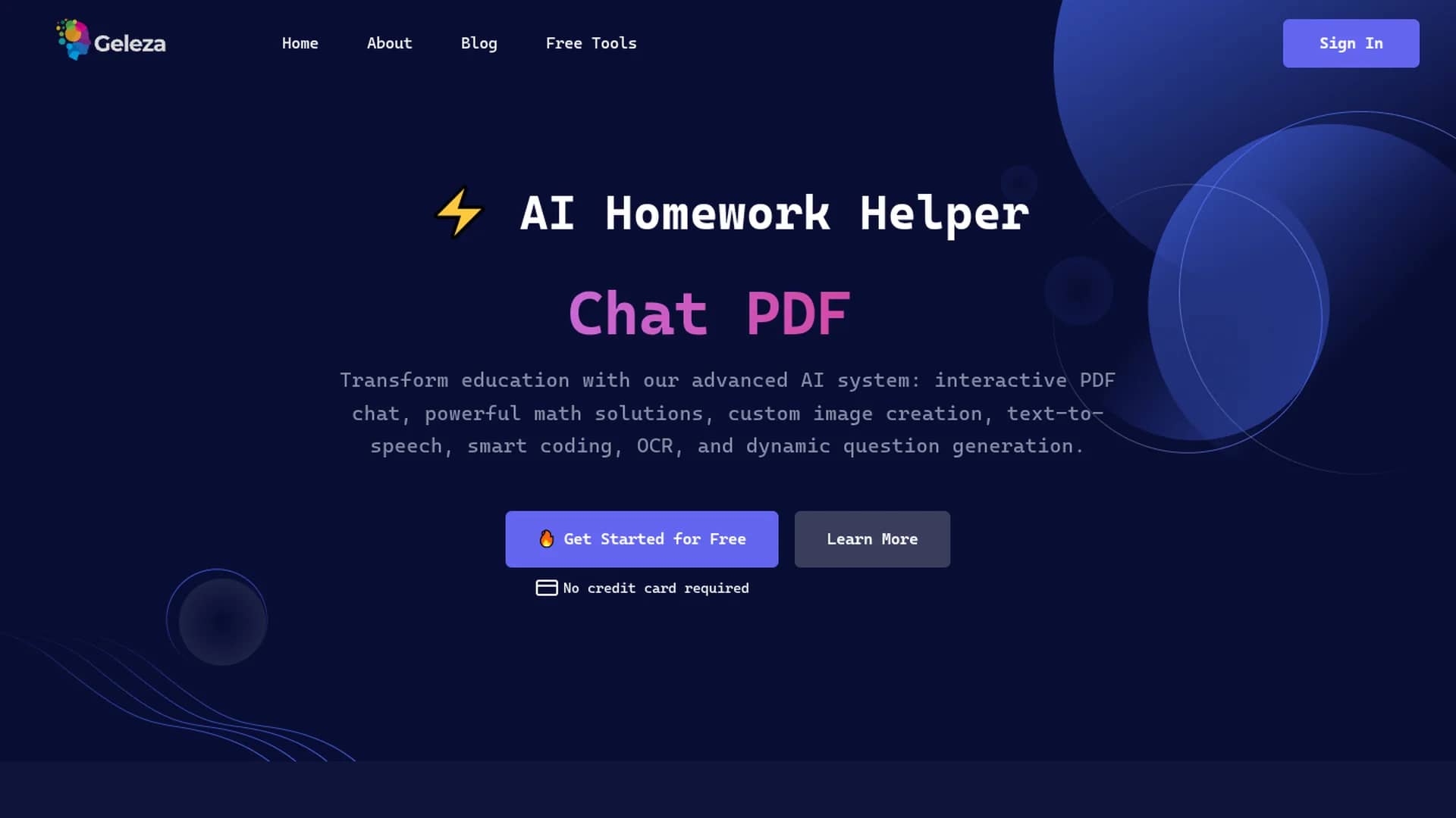 geleza-ai homepage