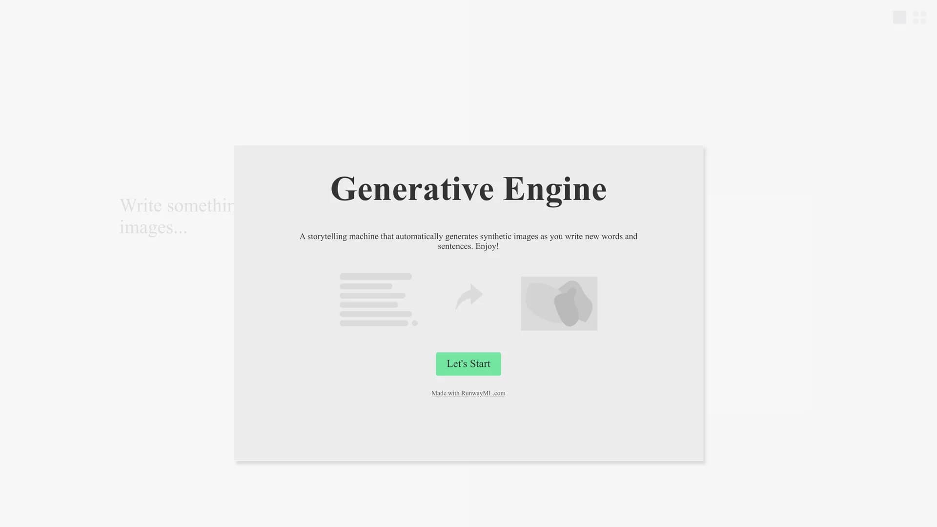 generative-engine homepage