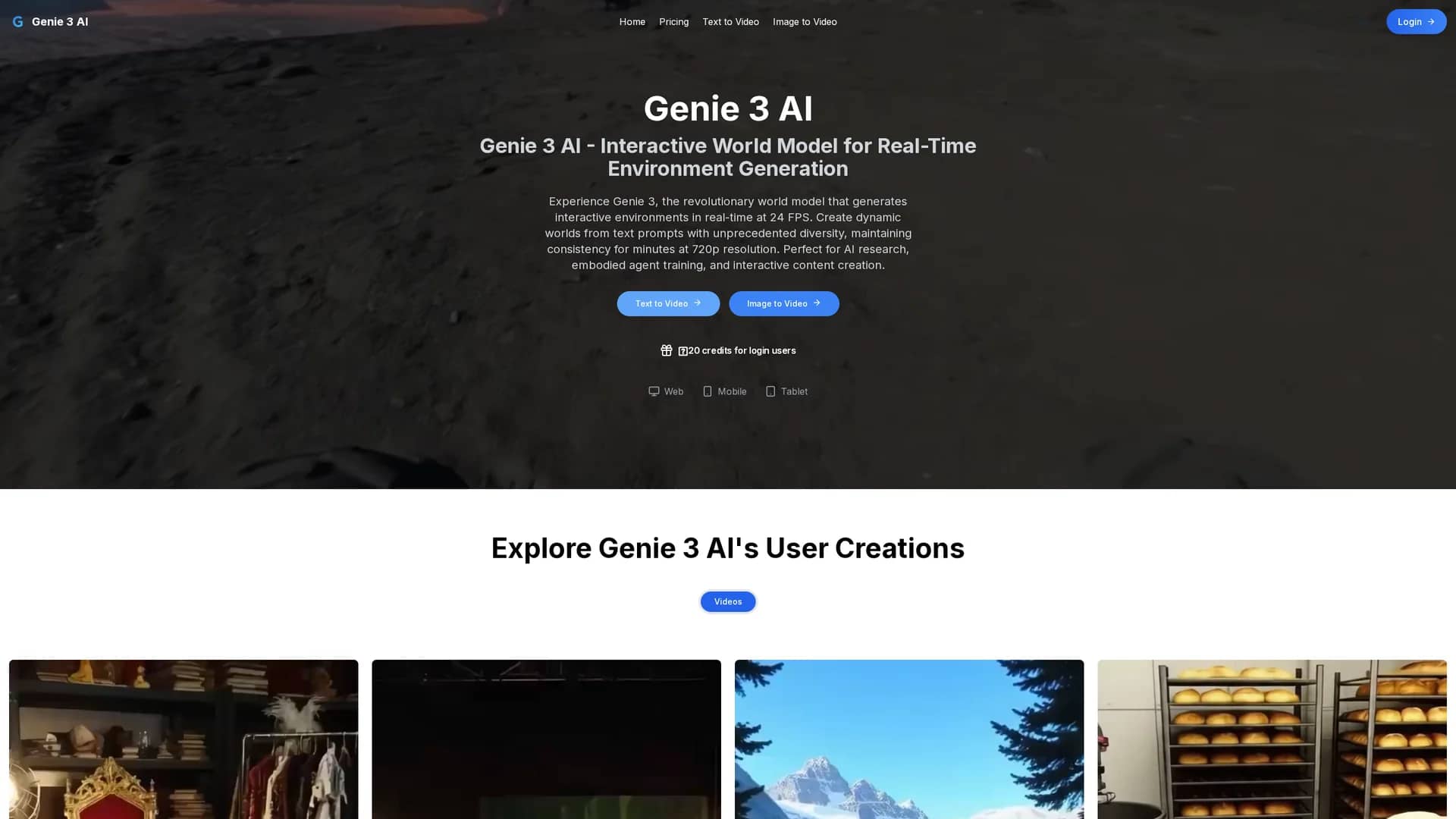 genie-3-ai-io homepage