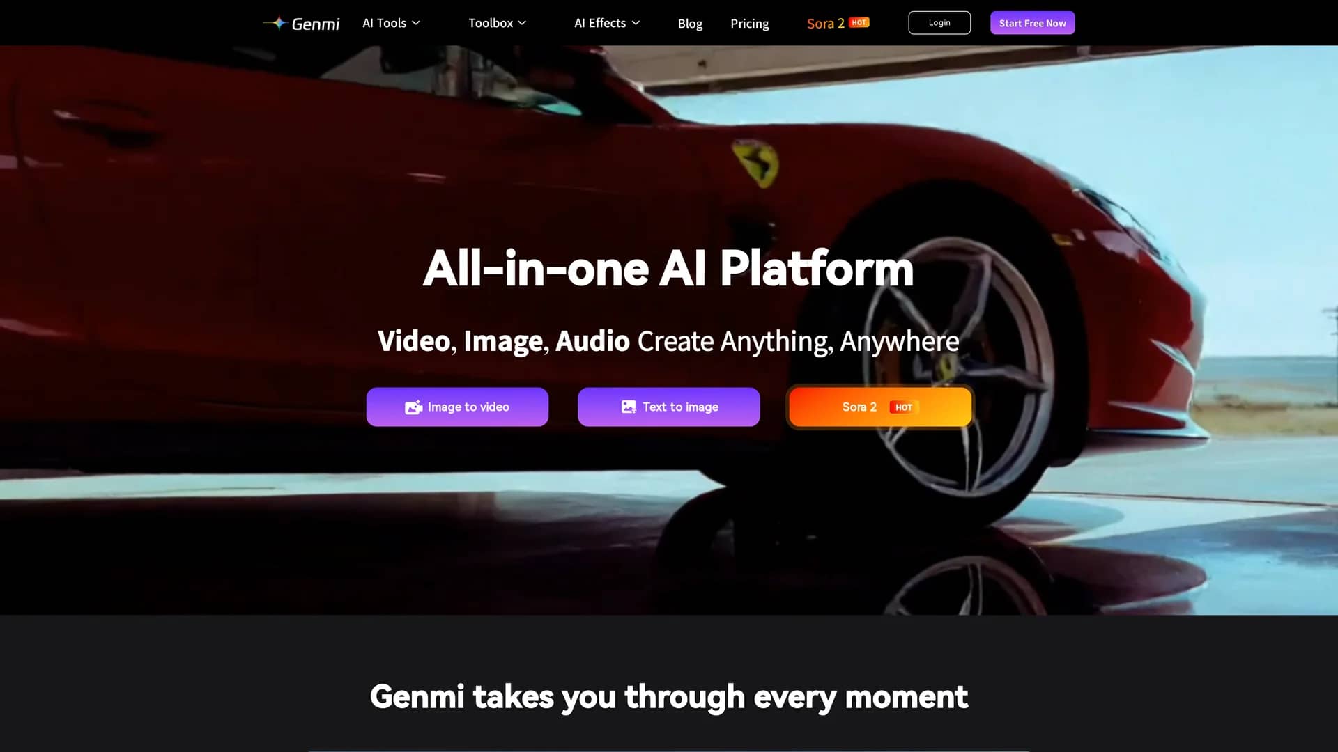 genmi-ai homepage