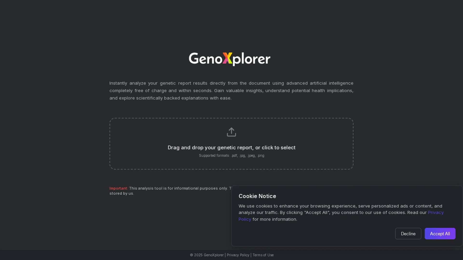 genoxplorer homepage