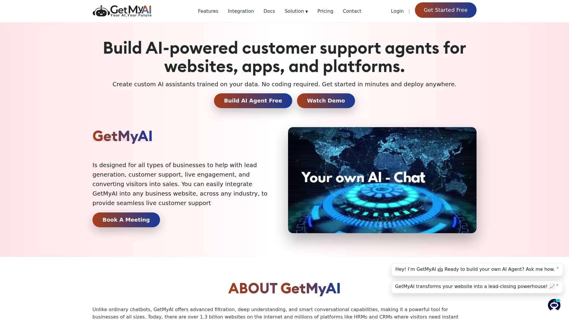 getmyai-ai homepage