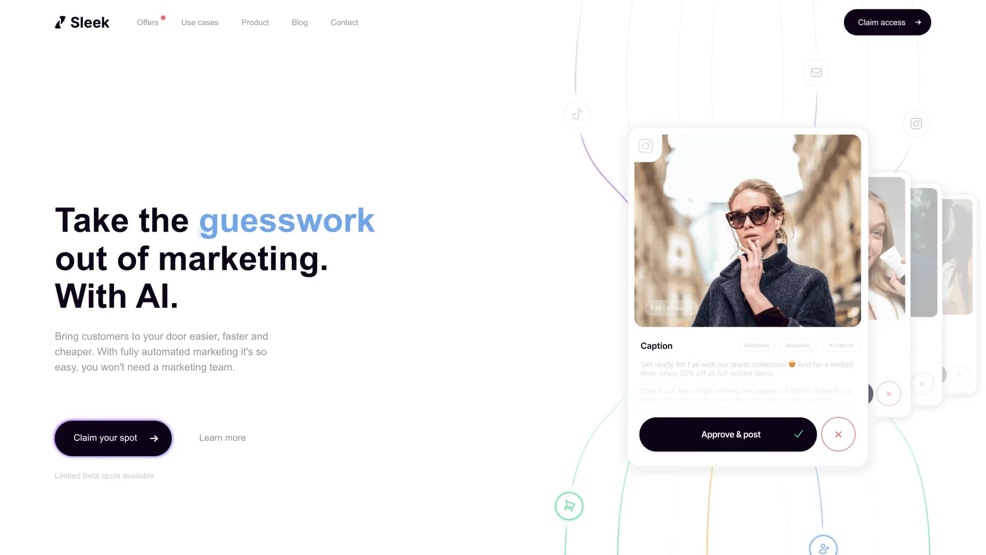getsleek-ai homepage