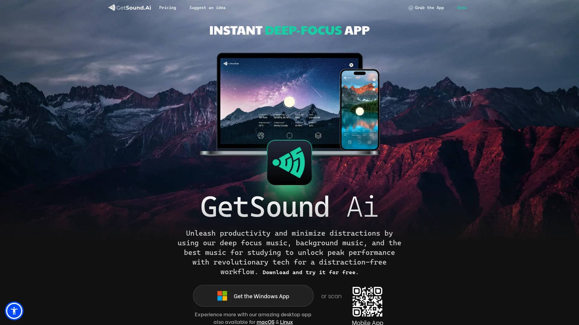 getsound homepage