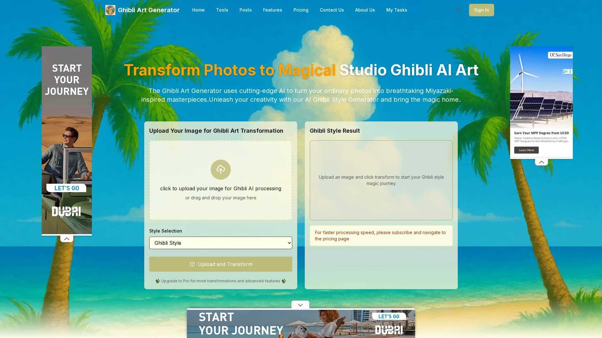 ghibliart-co homepage
