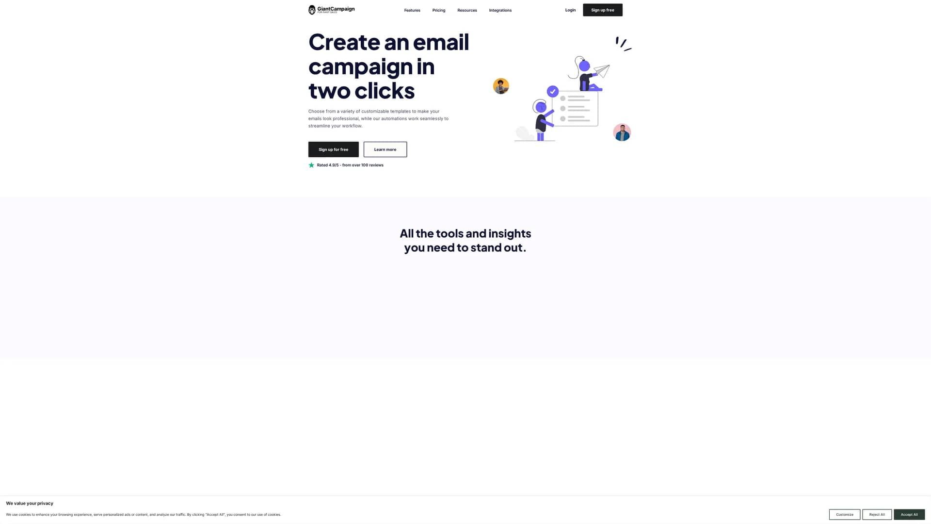 giantcampaign homepage