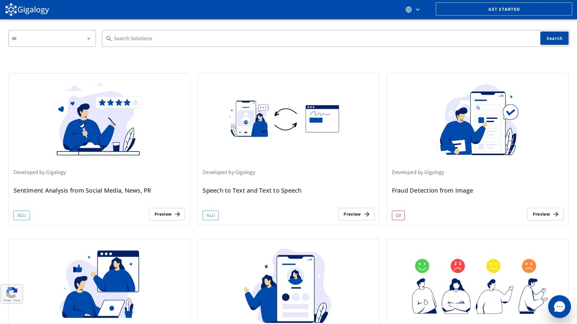 gigalogy-personalizer homepage