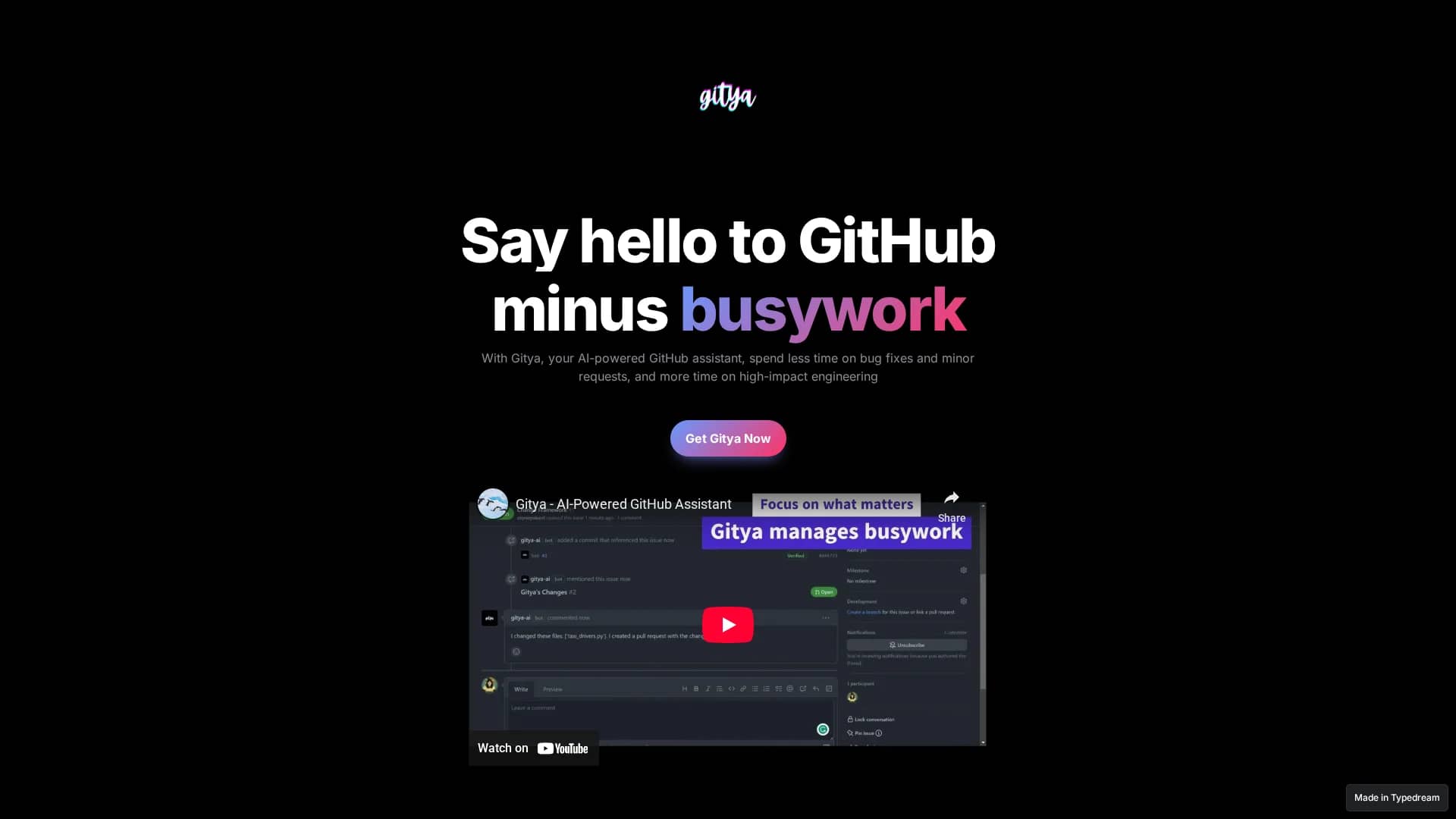 gitya homepage