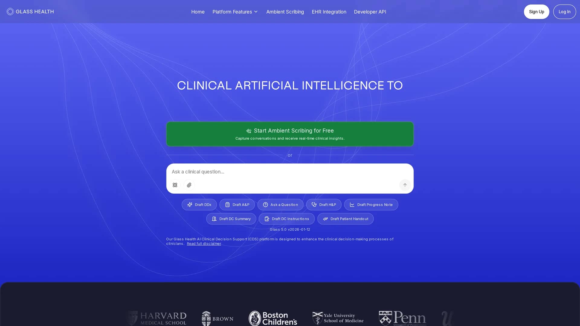 glass-health homepage