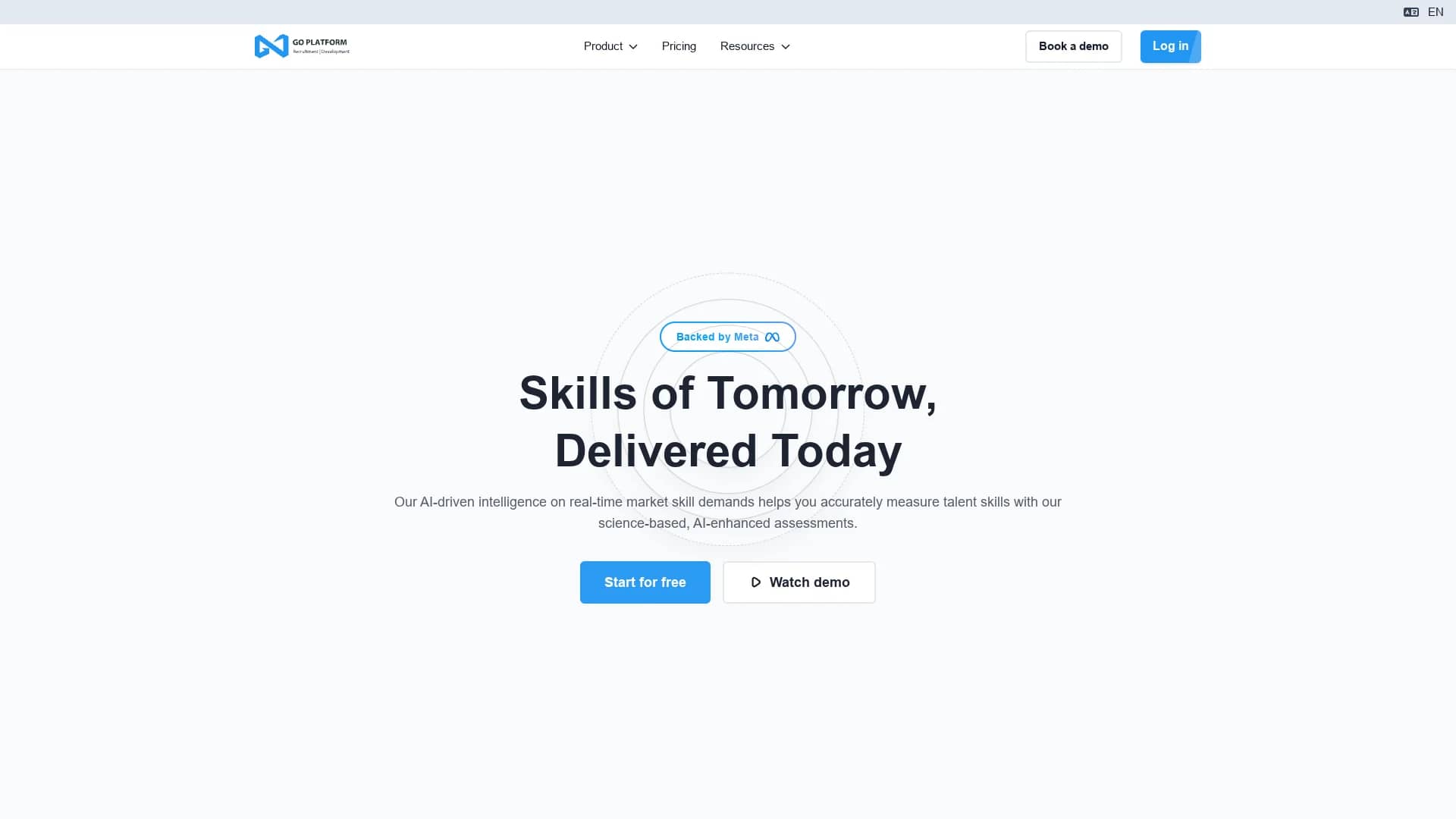 go-platform homepage