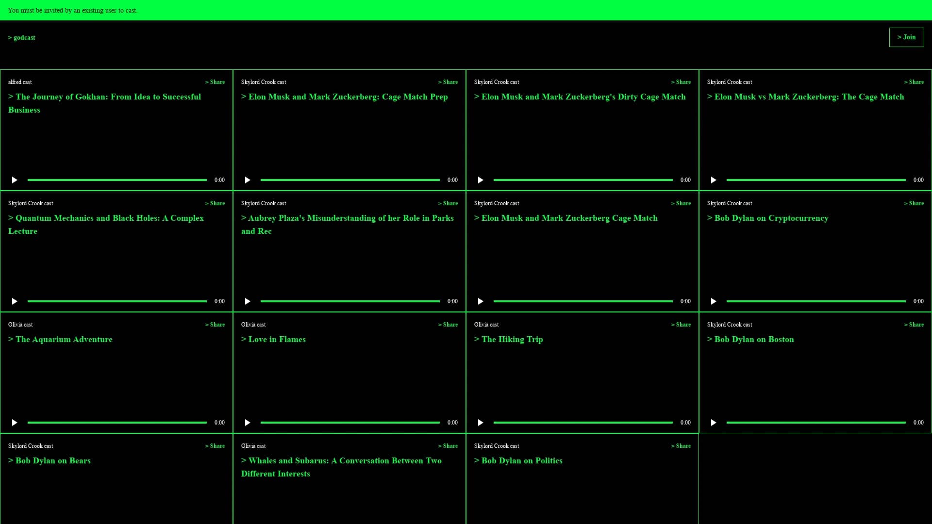 godcast homepage