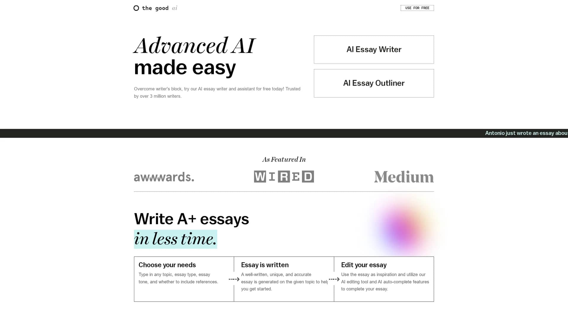 good-ai homepage