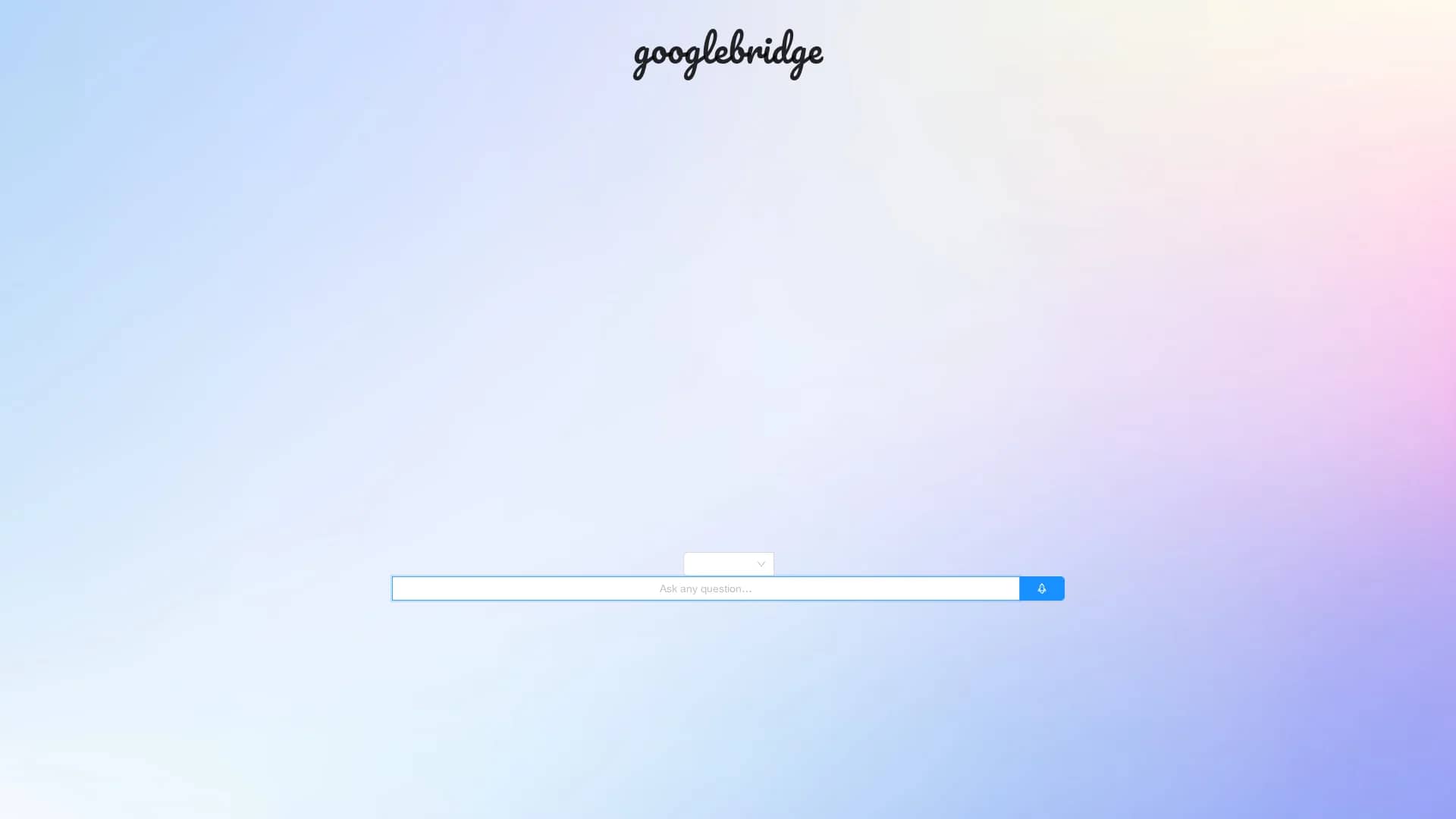 googlebridge homepage