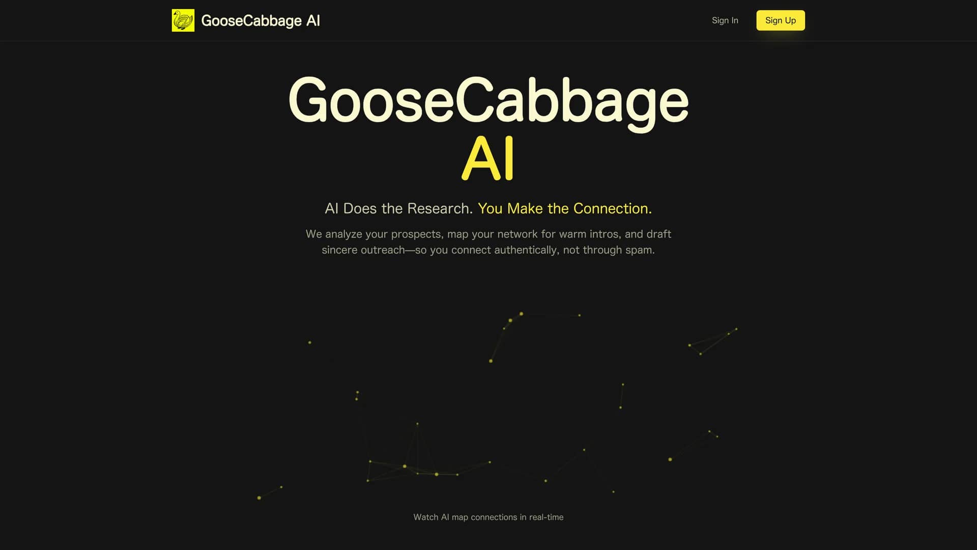goosecabbage-ai homepage