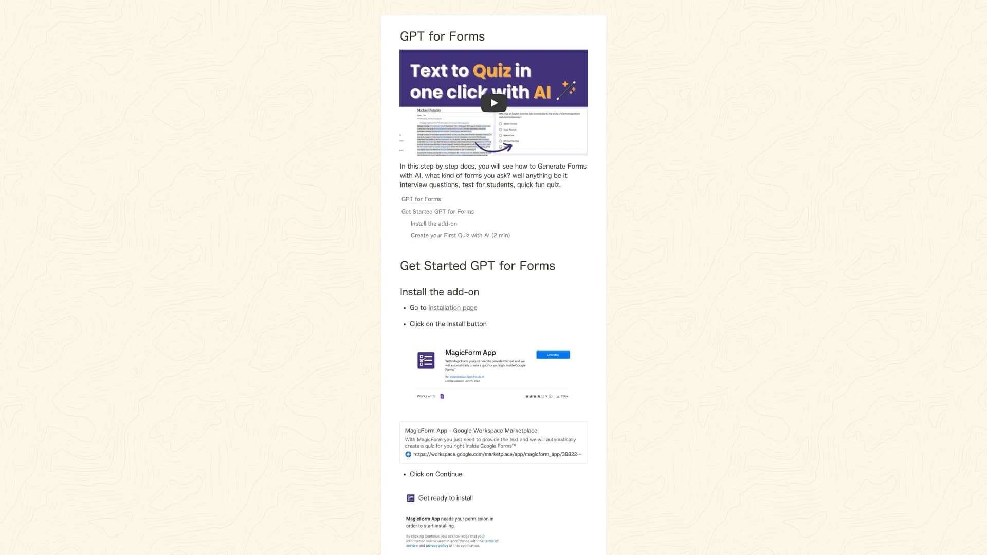 gpt-for-forms homepage