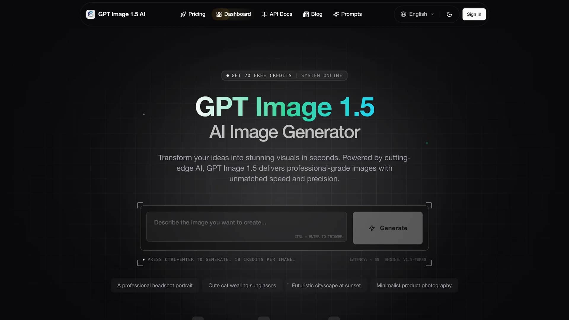 gpt-image-1-5-ai homepage