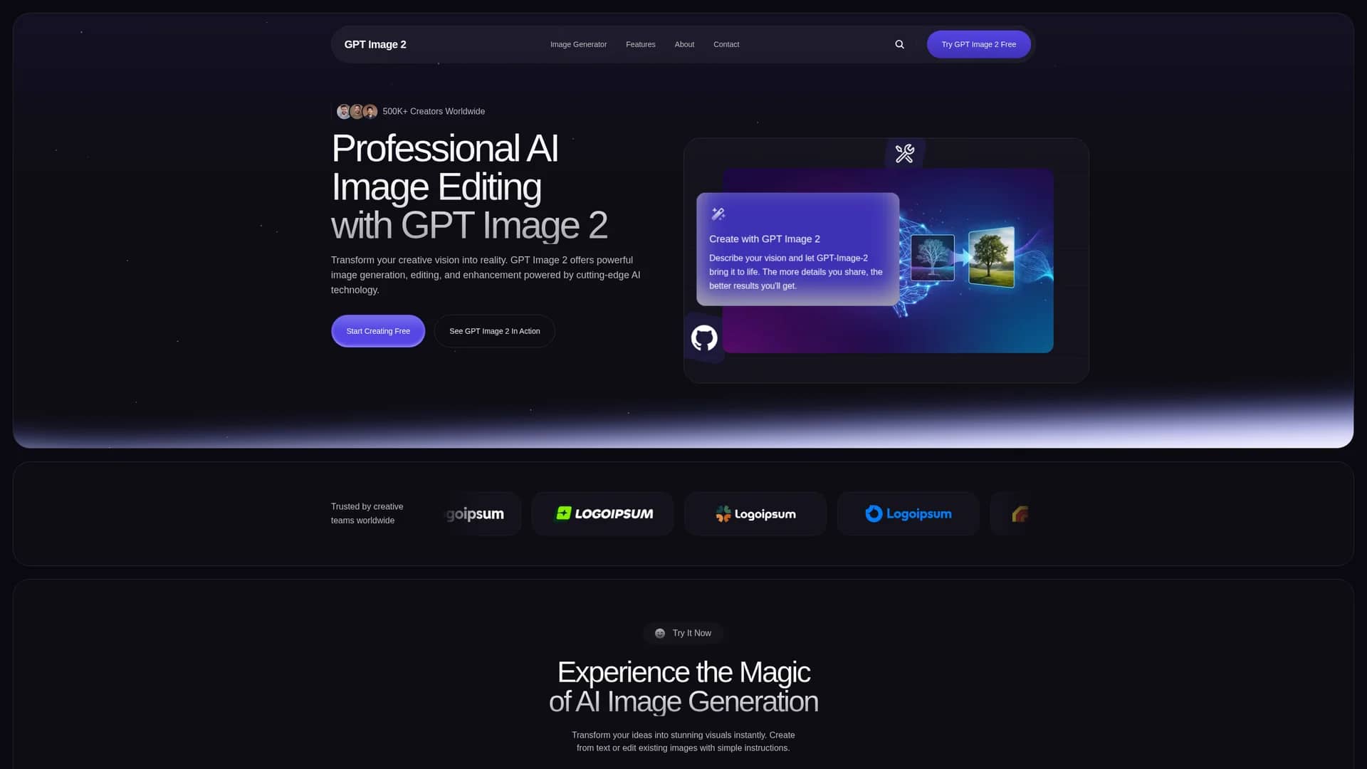 gpt-image-2-ai homepage