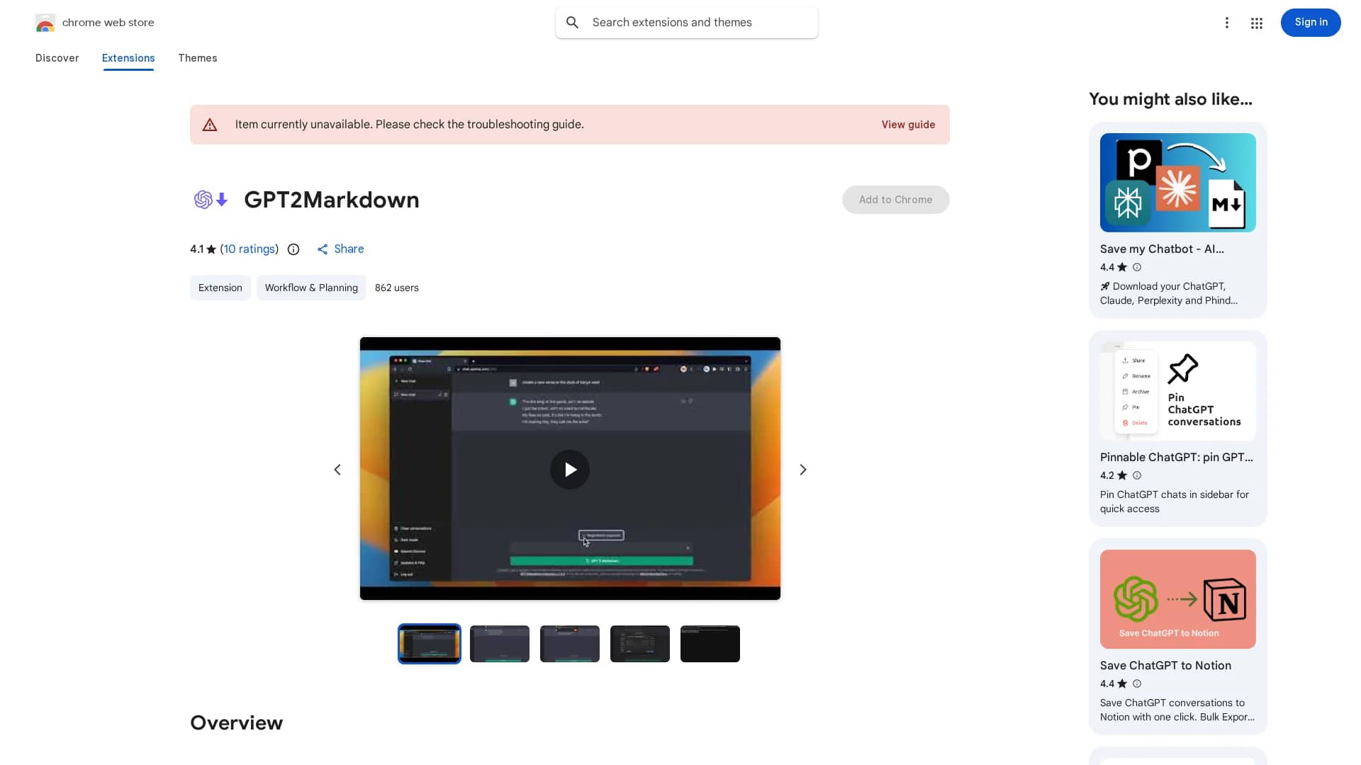 gpt2markdown homepage